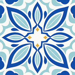 Lisboa Petal Cross Tile Stickers