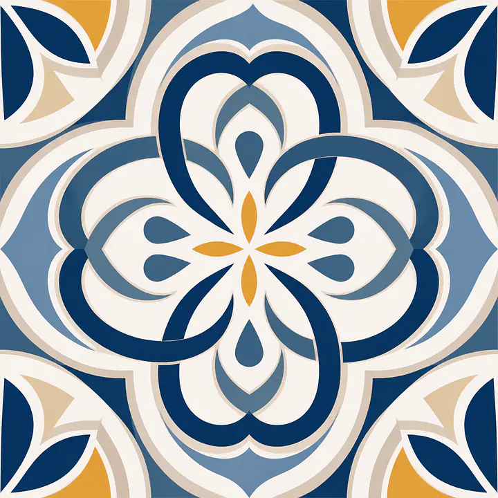 Porto Loop Medallion Fliesenfolien primary image