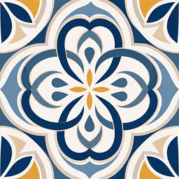 Porto Loop Medallion Fliesenfolien