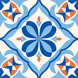 Azul Diamond Bloom Fliesenfolien