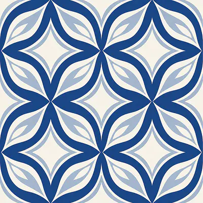 Cobalt Vine Knot Fliesenfolien primary image