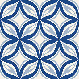 Cobalt Vine Knot Fliesenfolien