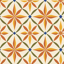 Saffron Star Lattice Tile Decals