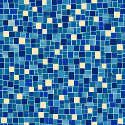 Blue Micro Mosaic Fliesenfolien