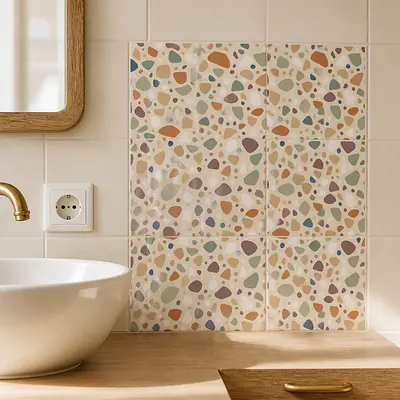 Terrazzo Tessera Calm Fliesenfolien secondary image