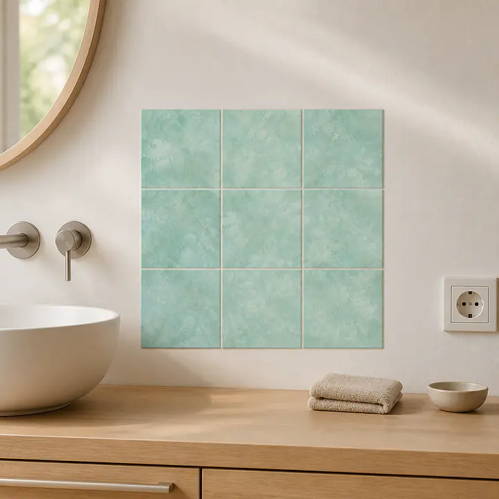 Zellige Seafoam Fliesenfolien secondary image