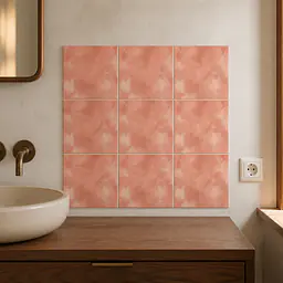 Zellige Clay Rose Fliesenfolien