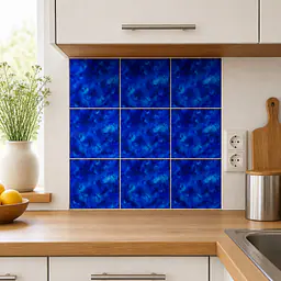 Zellige Cobalt Fliesenfolien
