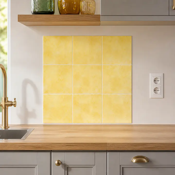 Zellige Butter Fliesenfolien
