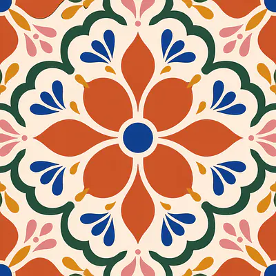 Terra Patchwork Market Fliesenfolien secondary image