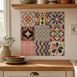 Terra Patchwork Market Fliesenfolien