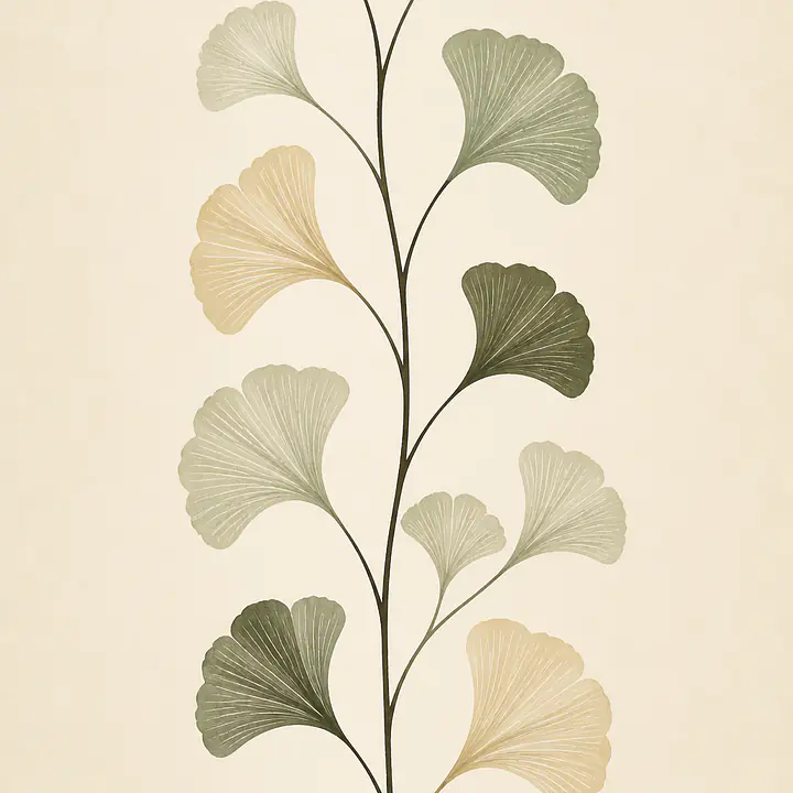 Ginkgo Column Fliesenfolien primary image