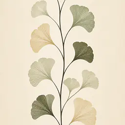 Ginkgo Column Fliesenfolien