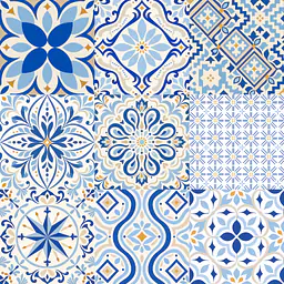 Lisboa Patchwork Calm Fliesenfolien