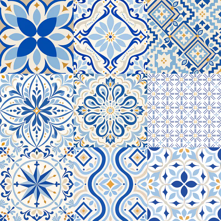 Lisboa Patchwork Calm Fliesenfolien