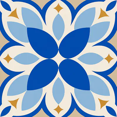 Lisboa Patchwork Calm Fliesenfolien secondary image