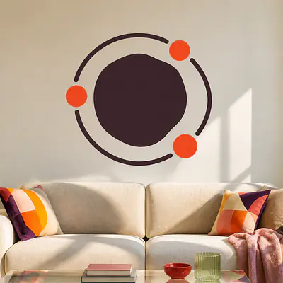 Sun Orbit Wandtattoo secondary image