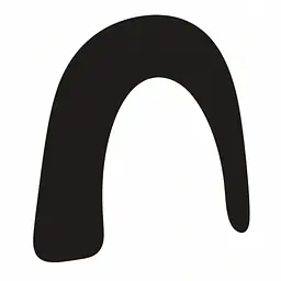 Quiet Arch Wandtattoo - Größe: Klein – ca. 35 × 60 cm installiert, Farbe: Ink Black