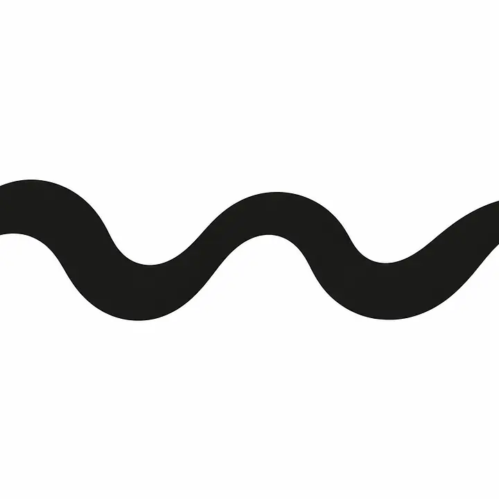 Tidal Ribbon Wandtattoo primary image