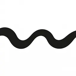 Tidal Ribbon Wandtattoo