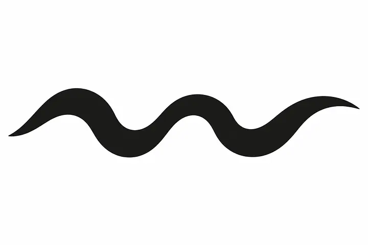 Tidal Ribbon Wandtattoo