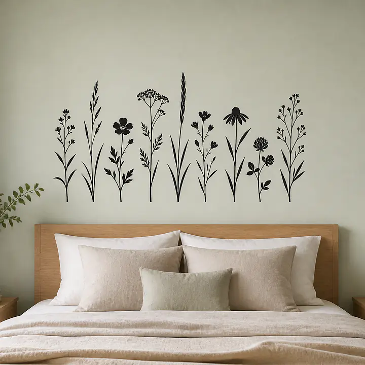Wild Meadow Wandtattoo secondary image