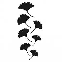 Ginkgo Cascade Wandtattoo