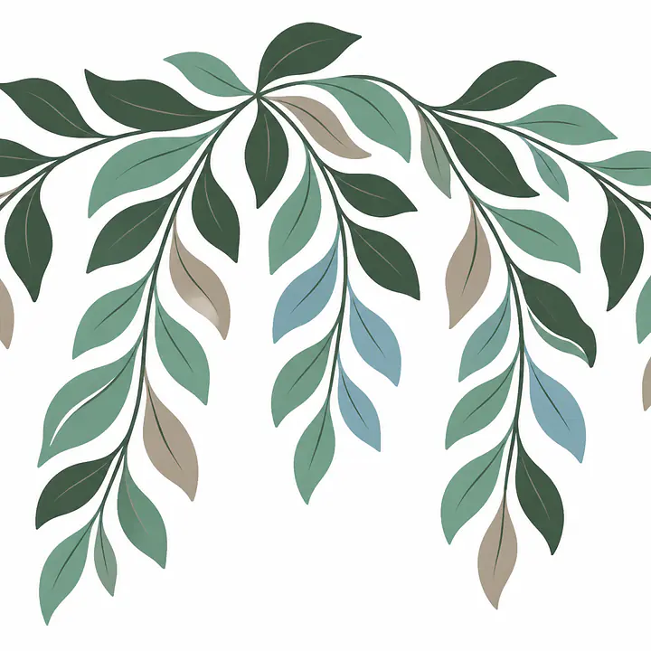 Jade Canopy Wandtattoo primary image