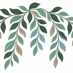 Jade Canopy Wandtattoo