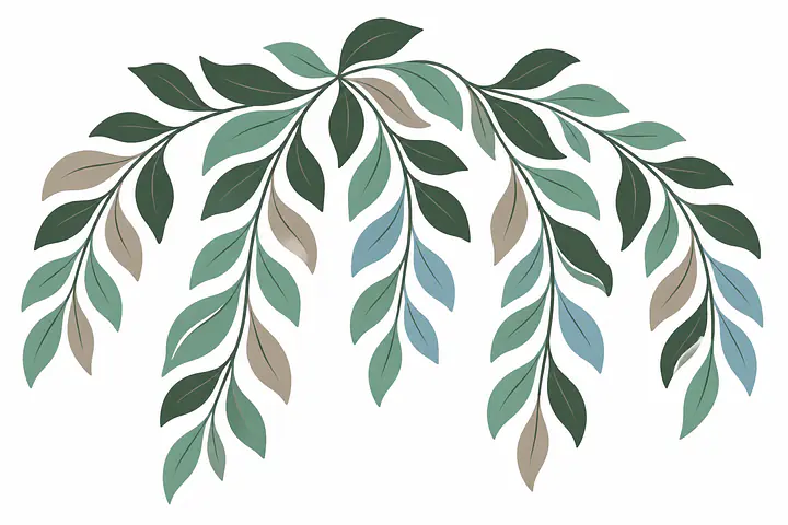 Jade Canopy Wandtattoo