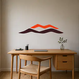 Folded Horizon Wall Decal