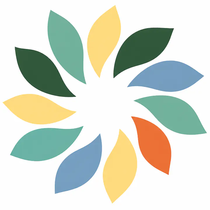 Leaf Rosette Wandtattoo primary image