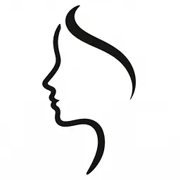 Quiet Profile Wandtattoo