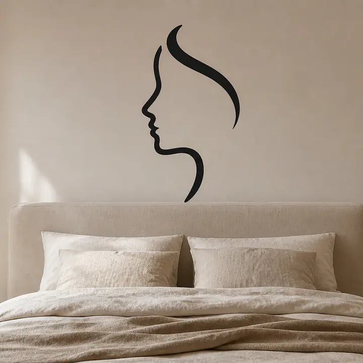 Quiet Profile Wandtattoo secondary image