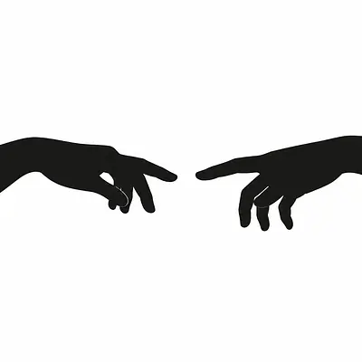Almost Touching Wandtattoo primary image
