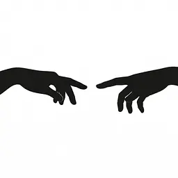 Almost Touching Wandtattoo