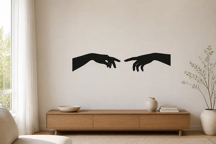 Almost Touching Wandtattoo