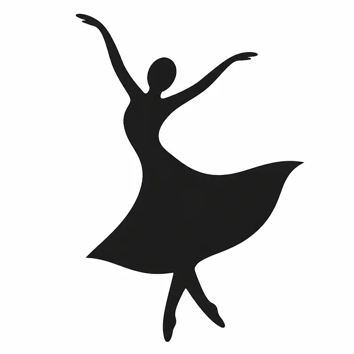 Dancing Curve Wandtattoo primary image