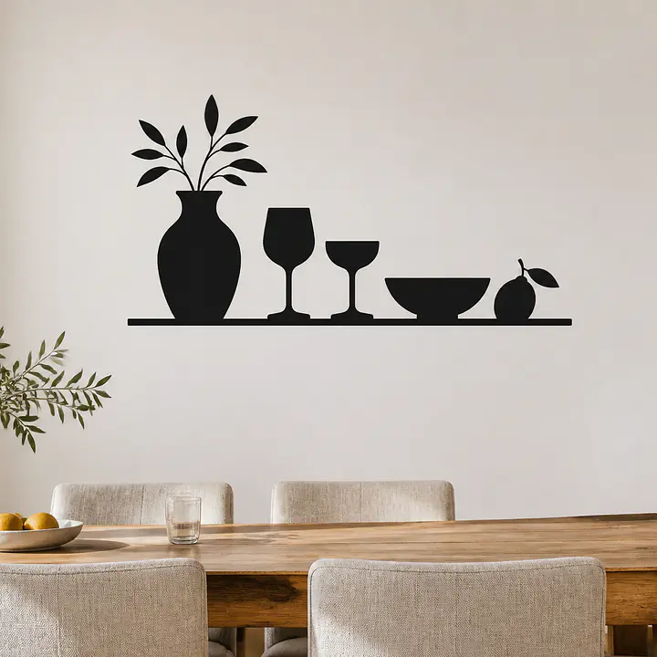 Slow Table – Wandtattoo secondary image