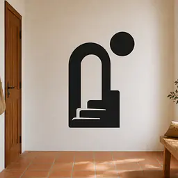Sun Doorway Wandtattoo