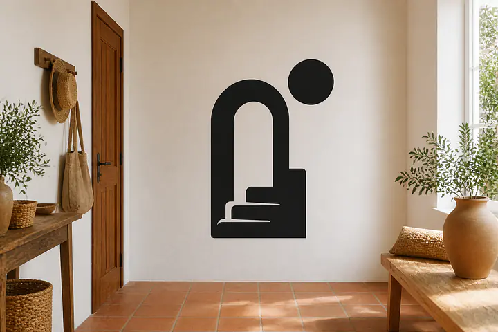 Sun Doorway Wandtattoo