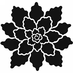 Garden Rosette Wandtattoo