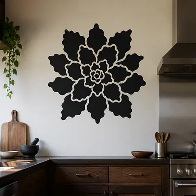 Garden Rosette Wandtattoo secondary image