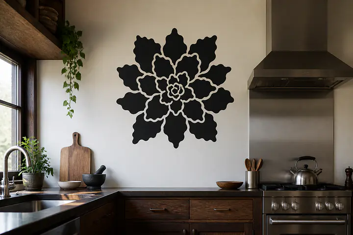 Garden Rosette Wandtattoo