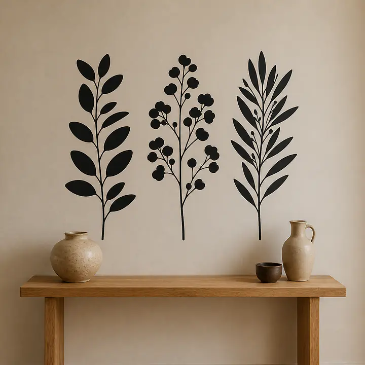 Modern Herbarium Wandtattoo secondary image