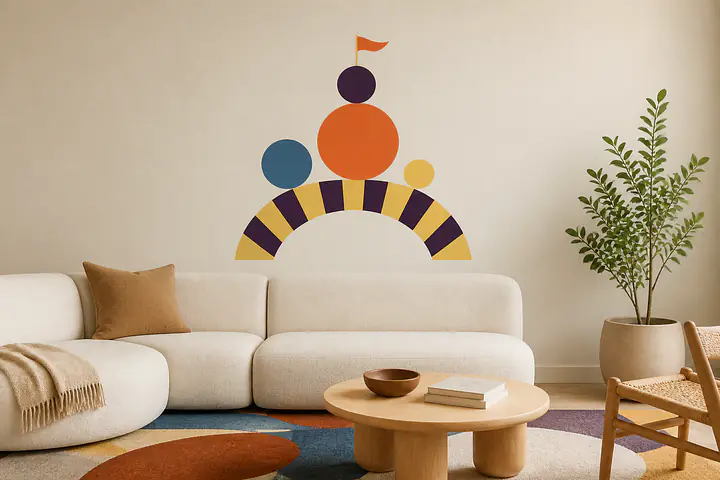 Circus Balance Wall Decal