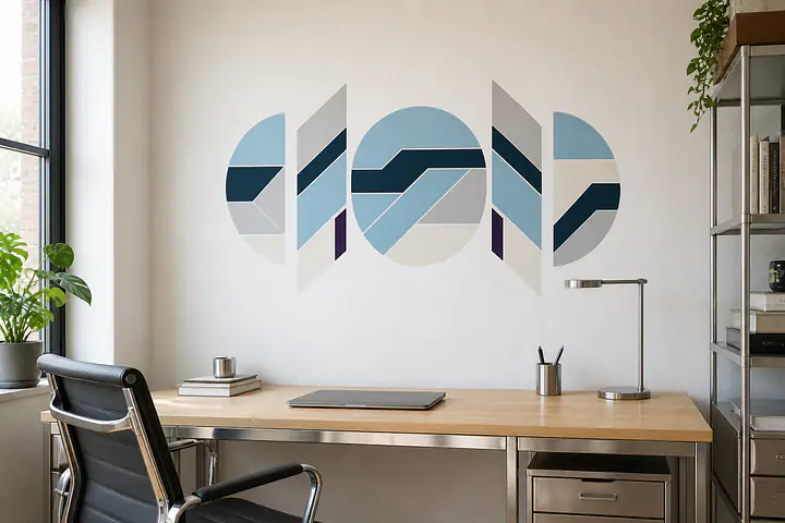 Ice Chrome Wandtattoo