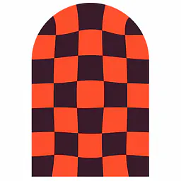Checker Portal Wandtattoo