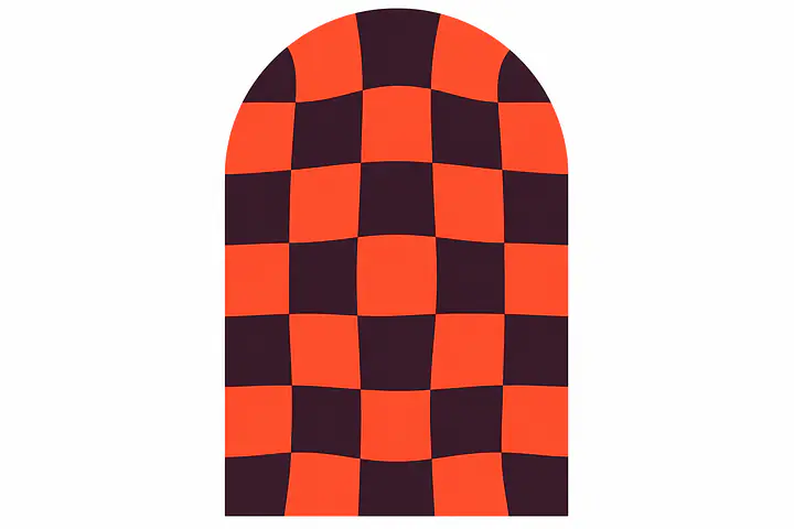 Checker Portal Wandtattoo