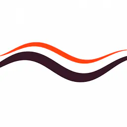 Double Wave Wandtattoo